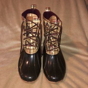 Sperry Top-Sider plaid boots